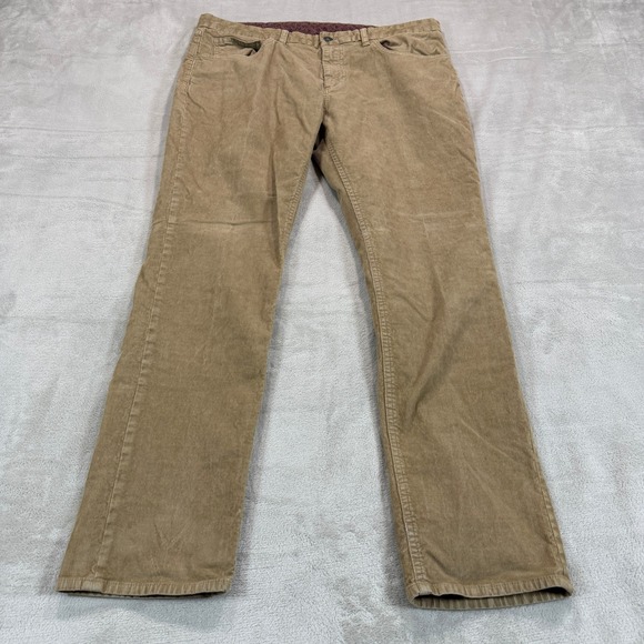 Brooks Brothers Red Fleece Other - Brooks Brothers Red Fleece Mens 36x30 Tan Corduroy Pants Straight Leg Stretch